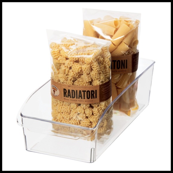 4pk Acrylic Storage Bin Refrigerator Pantry Organizer - Picture 3 of 5